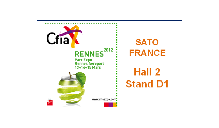 SATO au CFIA de Rennes du 13 au 15 mars 2012