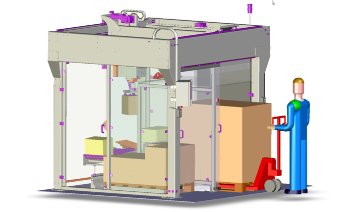 MODULE COMPACT DE PALETTISATION P5 CERMEX