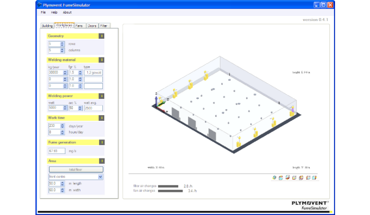FumeSimulator: visualisez la concentration des fumées de soudure