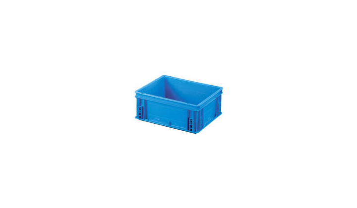 Caisse plastique Athéna Ecogreen bleue