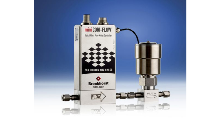 mini CORI-FLOW, un débitmètre antidéflagrant à effet Coriolis pour faibles débits massiques