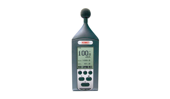 Un sonomètre destiné au contrôle de l’environnement industriel qui permet d’obtenir une mesure de niveaux de bruit.