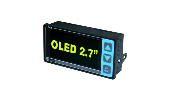 Afficheur OLED 2.7" Intelligent Modbus Maitre & Esclave