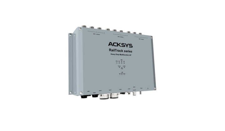 Triple point d’accès WiFi 802.11ac RailTrack Acksys