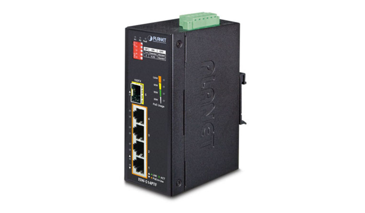 ADM21 présente le nouveau switch Fast Ethernet PoE+ non manageable ISW-514PTF