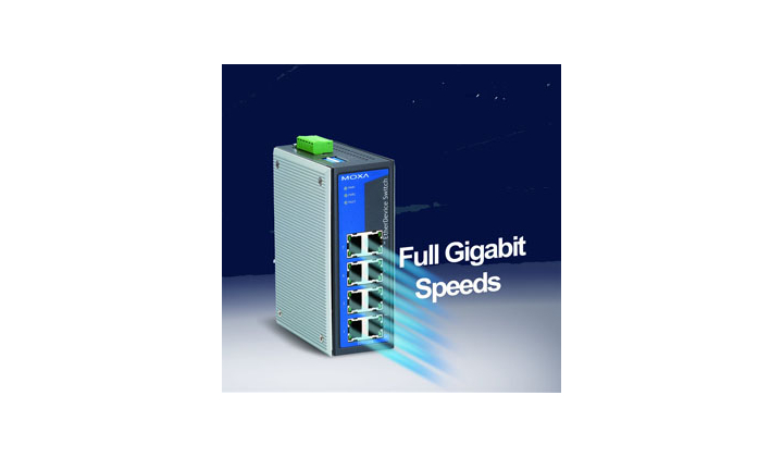 Moxa commercialise un nouveau switch disposant de 8 ports Gigabit