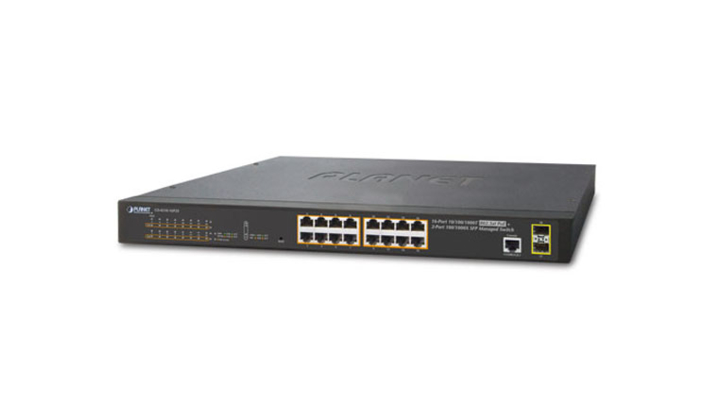 PLANET GS-4210-16P2S : un nouveau switch EtherNet PoE très économique  