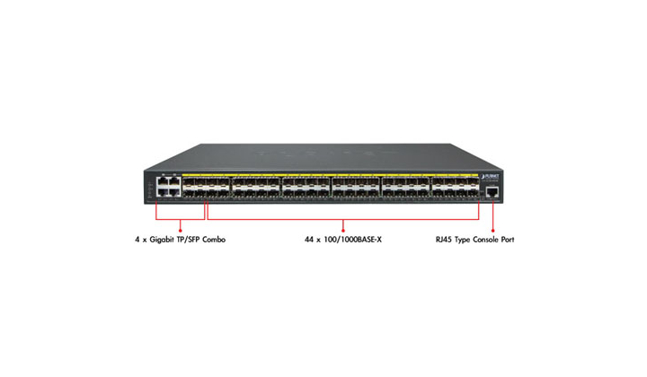 Switch manageable Gigabit GS-5220-44S4C