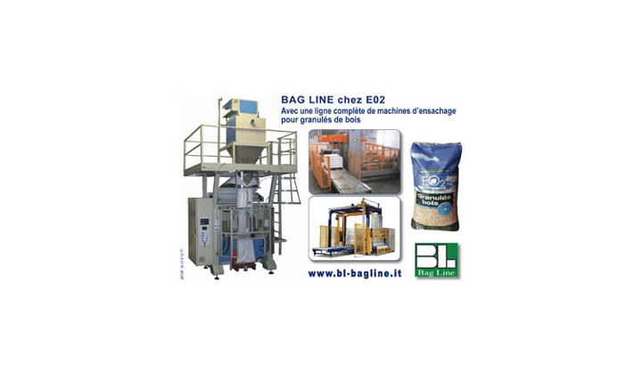 EO2 sélectionne BAG LINE France pour la mise en place d'une ligne complète de machines d’ensachage de granulés bois