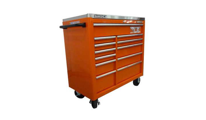 Nouvelle servante Top Line 1475K orange 12 tiroirs