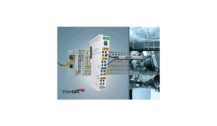 Borne EtherCAT EL3632: la mesure de capteur d'acceleration par interface IEPE