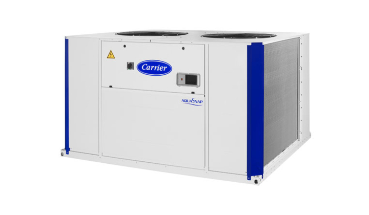 Un nouveau réfrigérant pour les refroidisseurs scroll à condensation par air Carrier AquaSnap® 