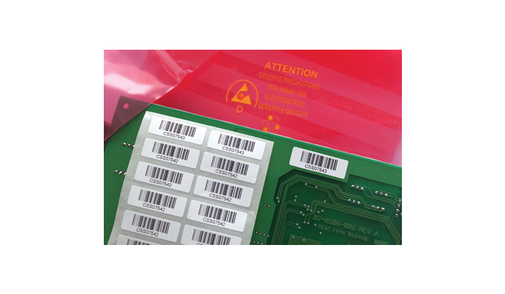 Etiquettes antistatiques pour circuits imprimés