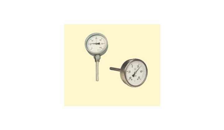Thermomètre bimétallique Ø150 Orientable Tout Inox