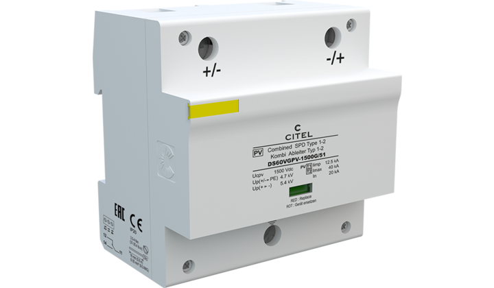 Parafoudre de Type 1 et 2 pour Photovoltaïque