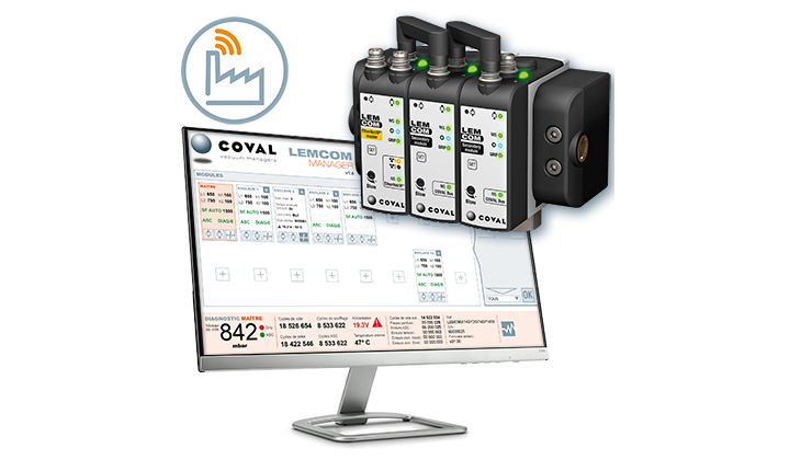 LEMCOM Manager, un Logiciel PC pour les pompes à vide communicantes LEMCOM