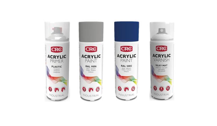 CRC Industrie lance une nouvelle gamme de peintures acryliques