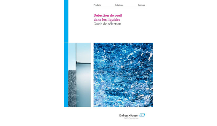 Guide de sélection de détection de niveau dans les liquides et les solides