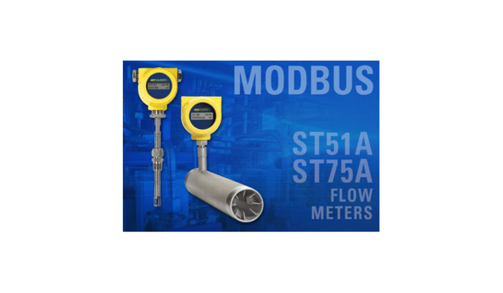 Débitmètres massiques thermiques air/gaz ST51A et ST75A avec Modbus