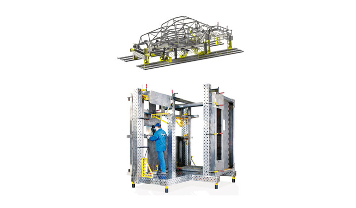 Enomax présente un nouveau systeme de bridage modulaire dans la soudure