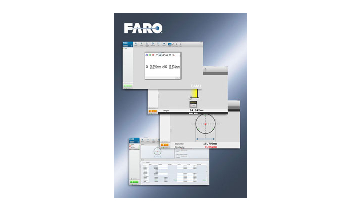 FARO lance le nouveau logiciel de mesure CAM2 GAGE 2.2