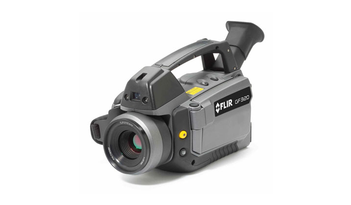 Caméra infrarouge pour détection de fuites de gaz