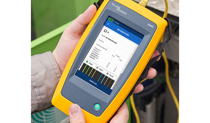 Fluke Networks annonce le testeur de câbles et réseaux LinkIQ-IE 