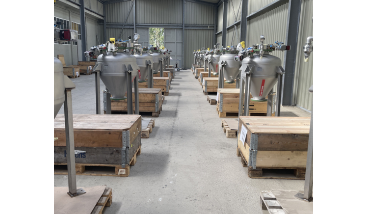 Gericke fournit des systèmes de transports pneumatiques pour acheminer les poudres NMC