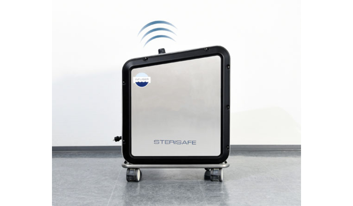 HMS équipe le robot de désinfection STERISAFE-Pro du point d'accès sans fil robuste Anybus Wireless BoltTM