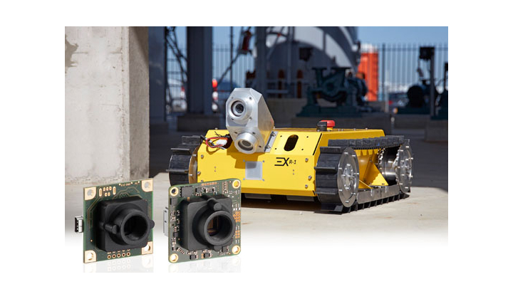 Les caméras industrielles IDS servant d'yeux aux robots dans les environnements potentiellement explosifs