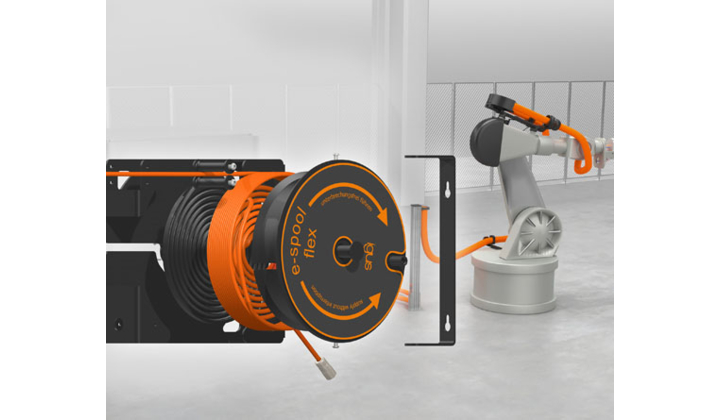 Enrouleur de câbles e-spool flex