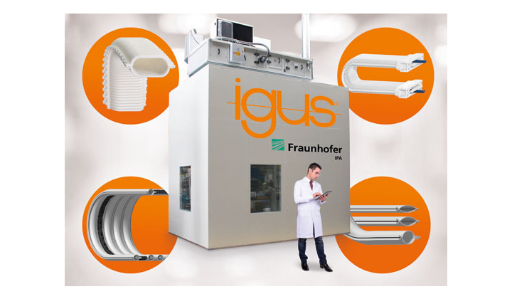 IGUS inaugure un nouveau laboratoire de tests salle blanche pour tester des composants ISO classe 1