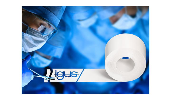 Igus lance le tribo-ruban anti-bactérien iglidur W160