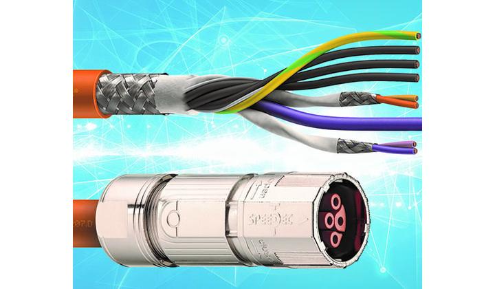 IGUS lance un nouveau câble hybride regroupant énergie et données pour les moteurs SEW 