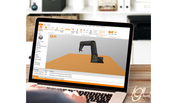 Igus robot control, un logiciel de simulation gratuite et de pilotage économique de robots 