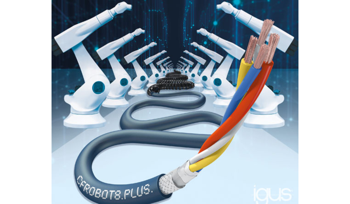 Nouveau câble Ethernet CFROBOT8.PLUS: pour une communication sûre et rapide pour les robots