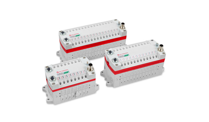 îlots de distribution avec PROFINET IRT and EtherNet/IP