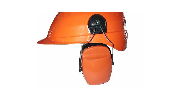 Protection anti-bruit pour casque de chantier