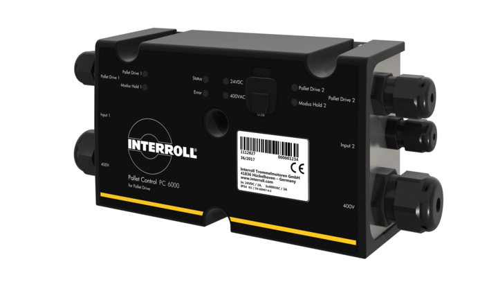 Pallet Control 6000: la nouvelle unité de commande de palettes d'Interroll