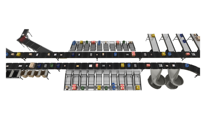 Trieur crossbelt horizontal haute performance