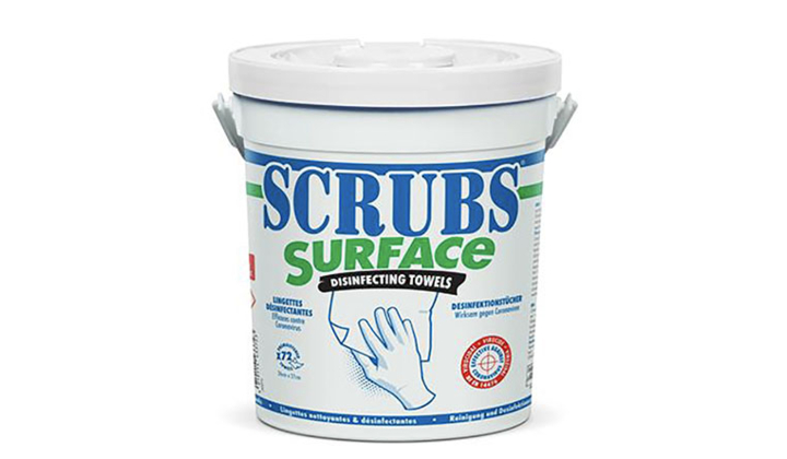 Lingettes SCRUBS SURFACE, une nouvelle solution pour le nettoyage et la désinfection des surfaces et des équipements 