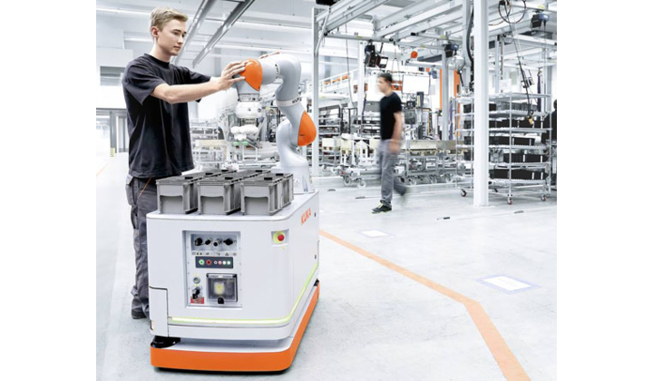 Robot KMR iiwa : un robot mobile apte à la collaboration Homme Machine