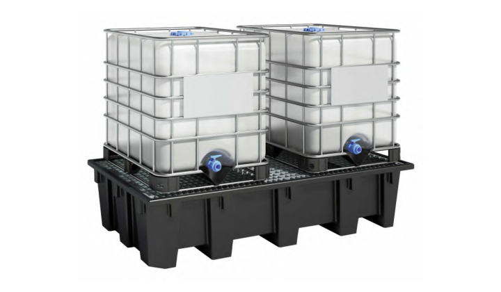 Bac de rétention bi-containers