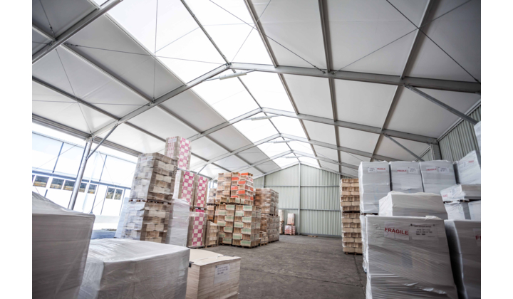 Bâtiment de stockage modulaire démontable
