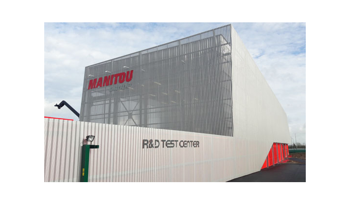Le groupe Manitou inaugure son nouveau d'essai 'R&D Test Center'