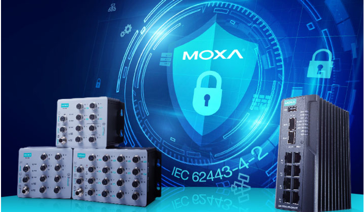 Moxa obtient la toute première certification CEI 62443-4-2 au monde pour des routeurs industriels sécurisés