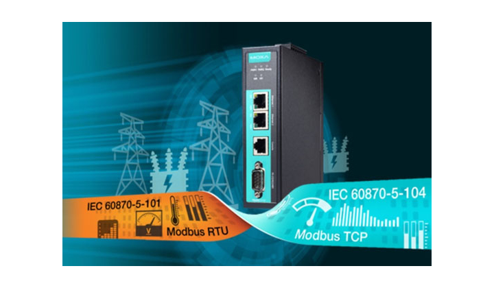 Nouvelles passerelles de protocole MGate 5114, pour la mise à niveau du réseau de distribution électrique