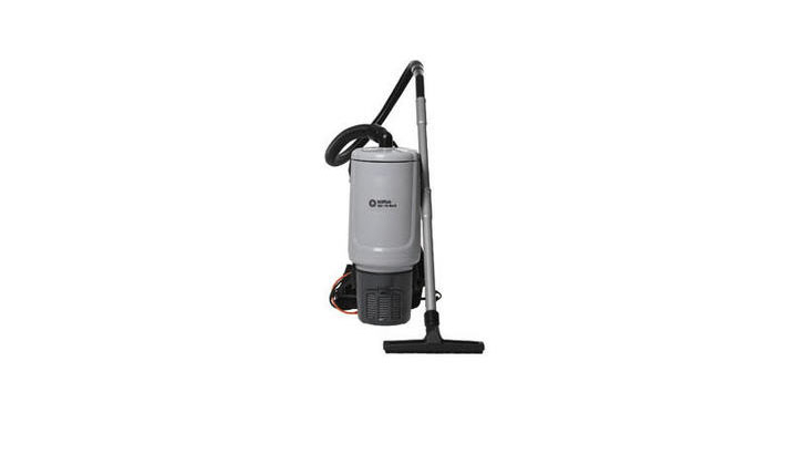 Aspirateur dorsal GD 5 / GD 10 de NILFISK : un aspirateur idéal pour les zones encombrées et difficiles d’accès.