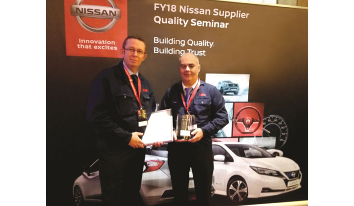 L’usine NSK de Peterlee reçoit le Trophée de la Qualité Nissan  