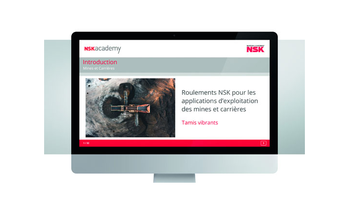 Un module de formation en ligne pour cribles vibrants désormais disponible à l’Académie NSK